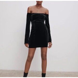 Zara velvet dress size XS